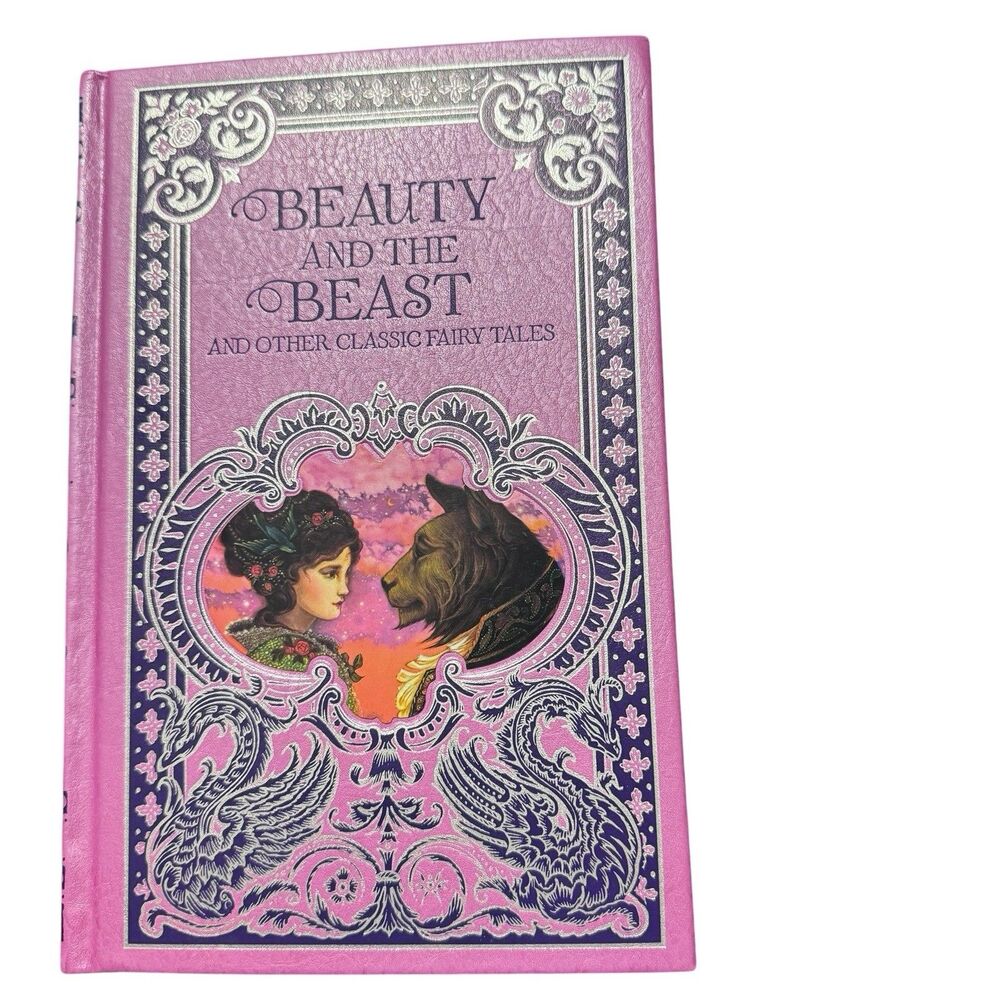Beauty and the Beast Barnes & Noble Collector's Hardcover Pink Book Fairy Tale